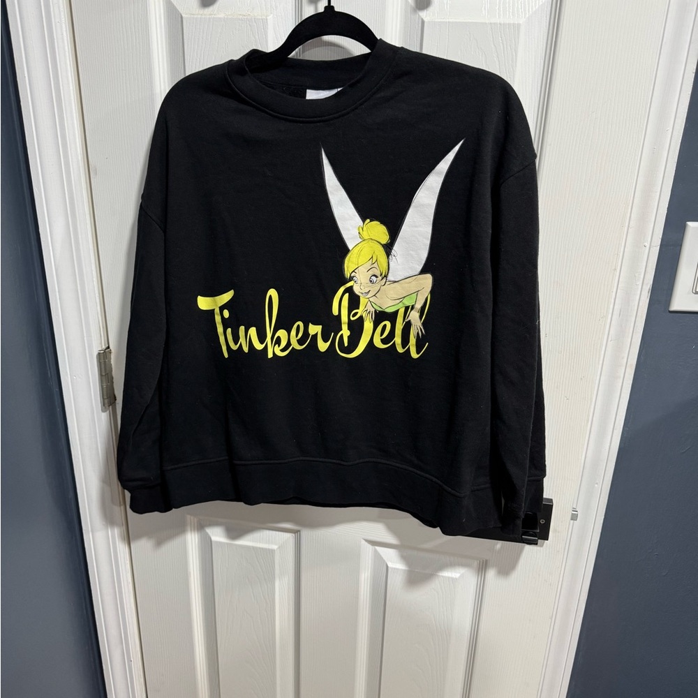 Black Tinker Bell Sweatshirt